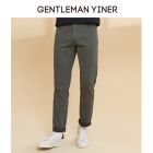 (一口价，不参与任何满减及优惠）音儿男装秋季新款男士粗斜纹棉五袋休闲裤8J50323670