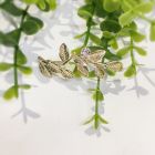 【蓝标通知】XIIBASKET 十二篮18新款配饰金色橄榄枝胸针7C58294963