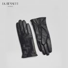 【一口价】# 秋冬上新 | KIERA加绒纯羊皮黑色手套