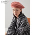 【一口价】# 2021秋冬上新 | KENSINGTON新款粉色羊毛混纺贝雷帽女