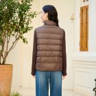 Lumsonare琅颂2025冬季新中式立领双面羽绒马甲 9CY5508120
