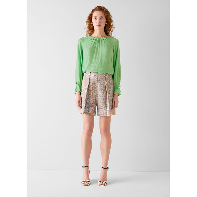 2026早春新款薄荷绿云感上衣