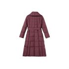 Lumsonare琅颂2025冬季复古翻领长款鸭绒羽绒服 9CY5508170