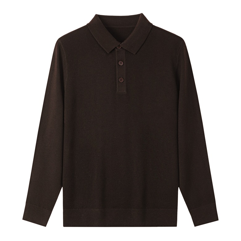 HEARDRO 男士【老钱风】肌理针织HandsFree可机洗POLO羊毛衫 8335322140