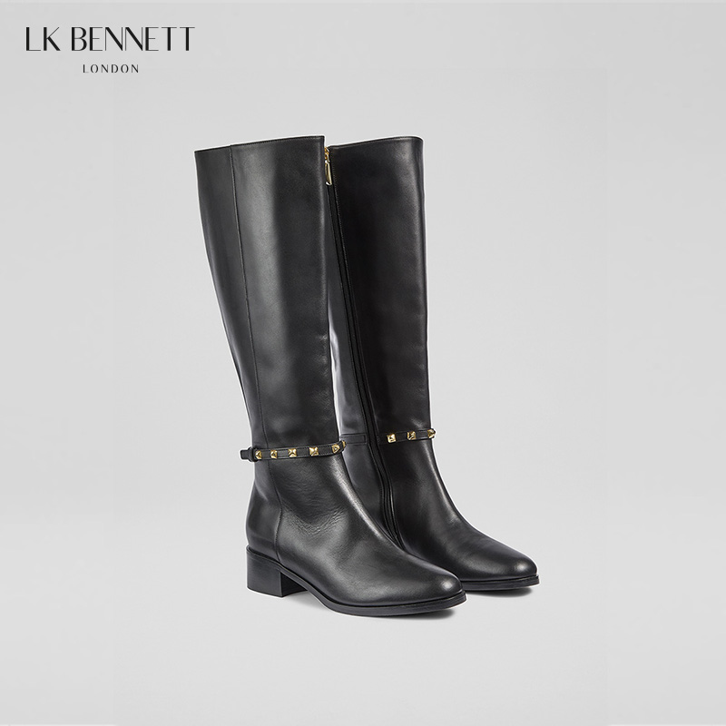 STEVIE-CAF黑色长靴