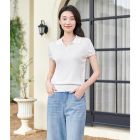 Lumsonare琅颂2025夏季莱赛尔天丝POLO领正肩透气短袖毛织衫 9CY5206280