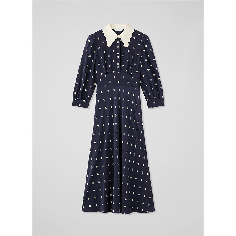 DR ENYA深蓝连衣裙