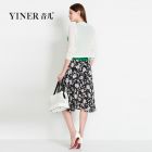 YINER音儿夏款/复古印花伞摆半裙86250730