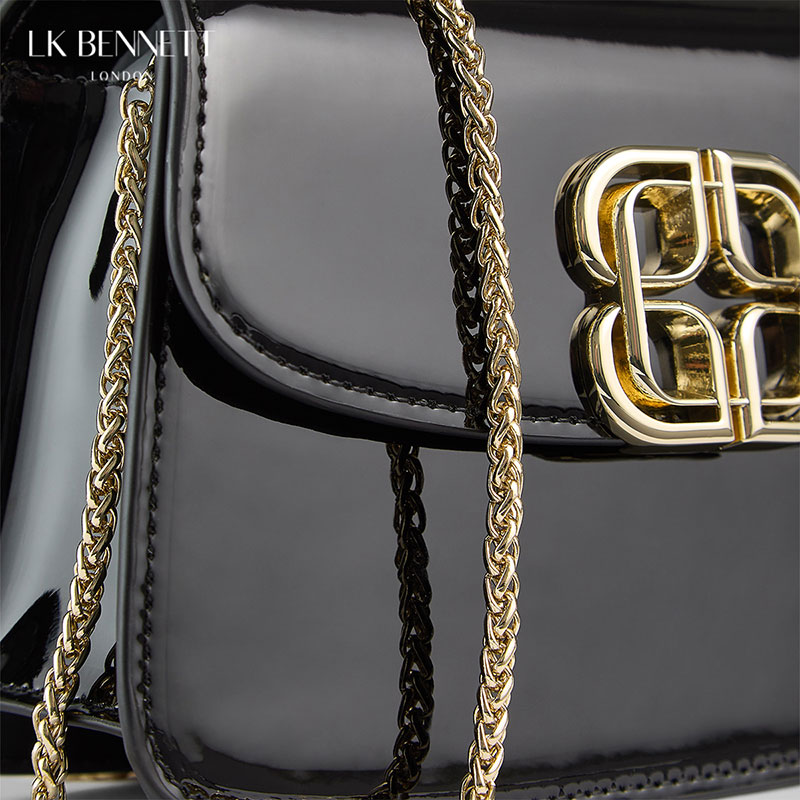 2025秋冬新款手提斜跨ANNABELLE黑色肩包