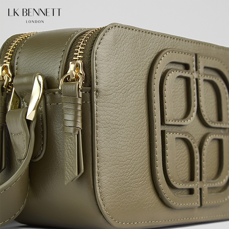 2025秋冬新款赛马会PERRY深绿肩包