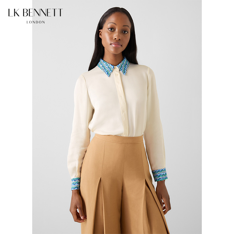 TW LEONI米色上衣