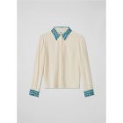 TW LEONI米色上衣