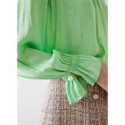 2026早春新款薄荷绿云感上衣