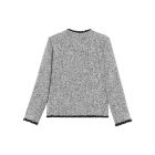 Lumsonare琅颂2025冬季小香风粗花呢羊毛外套 9CY5510170