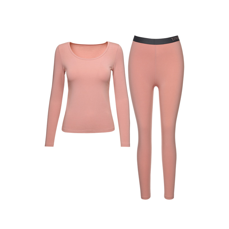 弹力轻盈莫代尔女士保暖内衣套装