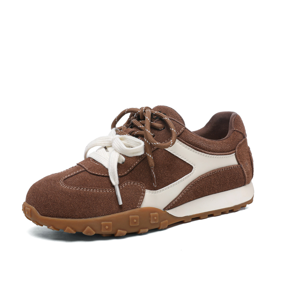 ToyzY26春新款复古舒适内增高牛皮德训鞋ZC36192040