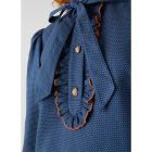 2026早春新款设计DR AUBREY深蓝连衣裙