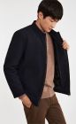 HEARDRO男装男士翻领内胆拼貂外套 8J52522260